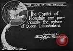 Image of various buildings Honolulu Hawaii USA, 1919, second 3 stock footage video 65675052977