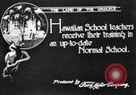 Image of school buildings Honolulu Hawaii USA, 1919, second 4 stock footage video 65675052978