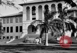 Image of school buildings Honolulu Hawaii USA, 1919, second 15 stock footage video 65675052978