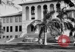 Image of school buildings Honolulu Hawaii USA, 1919, second 17 stock footage video 65675052978