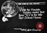 Image of school buildings Honolulu Hawaii USA, 1919, second 23 stock footage video 65675052978