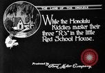 Image of school buildings Honolulu Hawaii USA, 1919, second 28 stock footage video 65675052978