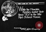 Image of school buildings Honolulu Hawaii USA, 1919, second 30 stock footage video 65675052978