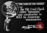 Image of old Coral Church Honolulu Hawaii USA, 1919, second 10 stock footage video 65675052979