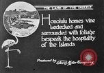 Image of park Honolulu Hawaii USA, 1919, second 3 stock footage video 65675052980
