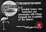 Image of park Honolulu Hawaii USA, 1919, second 5 stock footage video 65675052980