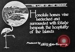 Image of park Honolulu Hawaii USA, 1919, second 8 stock footage video 65675052980
