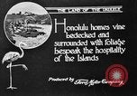 Image of park Honolulu Hawaii USA, 1919, second 9 stock footage video 65675052980