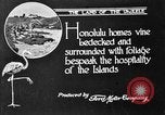 Image of park Honolulu Hawaii USA, 1919, second 10 stock footage video 65675052980