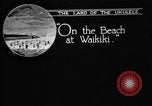 Image of park Honolulu Hawaii USA, 1919, second 27 stock footage video 65675052980