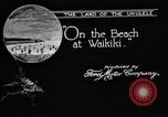 Image of park Honolulu Hawaii USA, 1919, second 29 stock footage video 65675052980