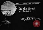 Image of park Honolulu Hawaii USA, 1919, second 30 stock footage video 65675052980