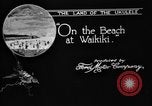 Image of park Honolulu Hawaii USA, 1919, second 32 stock footage video 65675052980