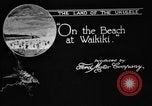 Image of park Honolulu Hawaii USA, 1919, second 33 stock footage video 65675052980
