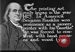 Image portrait de Benjamin Franklin United States USA, 1926, de la seconde 24 séquences d'archives historiques vidéo 65675052983