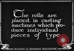 Image of printing plant Dearborn Michigan USA, 1926, second 57 stock footage video 65675052986