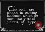 Image of printing plant Dearborn Michigan USA, 1926, second 62 stock footage video 65675052986