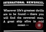 Standbild Frachtschiff auf Feuer im Ozean Atlantik, 1923, aus Sekunde 3 historischem Filmmaterial Videoclip 65675053003