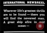 Standbild Frachtschiff auf Feuer im Ozean Atlantik, 1923, aus Sekunde 6 historischem Filmmaterial Videoclip 65675053003
