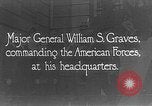 Standbild Major General William S Gräber Wladiwostok Russland, 1918, aus Sekunde 1 historischem Filmmaterial Videoclip 65675053013