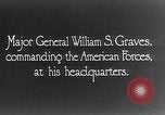 Standbild Major General William S Gräber Wladiwostok Russland, 1918, aus Sekunde 5 historischem Filmmaterial Videoclip 65675053013