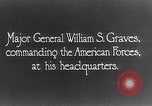 Standbild Major General William S Gräber Wladiwostok Russland, 1918, aus Sekunde 6 historischem Filmmaterial Videoclip 65675053013