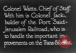 Image Chef d'état-major le Colonel Watts Vladivostok Russie, 1918, de la seconde 1 séquences d'archives historiques vidéo 65675053019