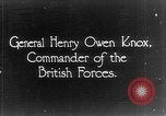 Image of General Henry Owen Knox Europe, 1918, second 1 stock footage video 65675053020
