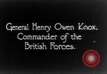 Image of General Henry Owen Knox Europe, 1918, second 4 stock footage video 65675053020