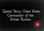 Image of General Henry Owen Knox Europe, 1918, second 5 stock footage video 65675053020