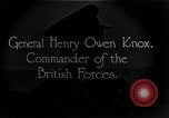 Image of General Henry Owen Knox Europe, 1918, second 6 stock footage video 65675053020