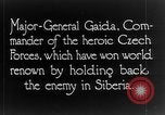 Standbild Tschechische Allgemeine Gaida Wladiwostok Russland, 1918, aus Sekunde 11 historischem Filmmaterial Videoclip 65675053022