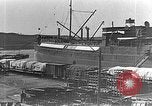 Image of US soldiers protect commodities sea port Vladivostok Russia, 1918, second 4 stock footage video 65675053025