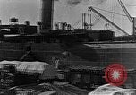Image of US soldiers protect commodities sea port Vladivostok Russia, 1918, second 8 stock footage video 65675053025