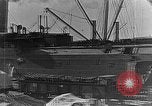 Image of US soldiers protect commodities sea port Vladivostok Russia, 1918, second 10 stock footage video 65675053025