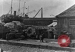 Image of US soldiers protect commodities sea port Vladivostok Russia, 1918, second 52 stock footage video 65675053025