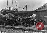 Image of US soldiers protect commodities sea port Vladivostok Russia, 1918, second 53 stock footage video 65675053025