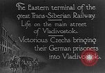 Standbild ostterminal der Transsibirischen Eisenbahn Wladiwostok Russland, 1918, aus Sekunde 6 historischem Filmmaterial Videoclip 65675053028