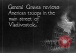 Standbild General William S Gräber Wladiwostok Russland, 1918, aus Sekunde 3 historischem Filmmaterial Videoclip 65675053029