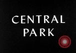 Immagine di Central Park New York City USA, 1949, secondo 10 filmato di repertorio 65675053058