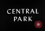 Immagine di Central Park New York City USA, 1949, secondo 11 filmato di repertorio 65675053058