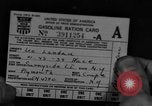 Image of gas rations and World War 2 rationing United States USA, 1942, second 1 stock footage video 65675053063
