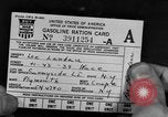 Image of gas rations and World War 2 rationing United States USA, 1942, second 4 stock footage video 65675053063