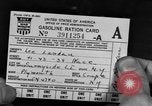 Image of gas rations and World War 2 rationing United States USA, 1942, second 6 stock footage video 65675053063