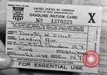Image of gas rations and World War 2 rationing United States USA, 1942, second 13 stock footage video 65675053063