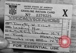 Image of gas rations and World War 2 rationing United States USA, 1942, second 14 stock footage video 65675053063