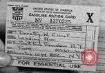 Image of gas rations and World War 2 rationing United States USA, 1942, second 15 stock footage video 65675053063