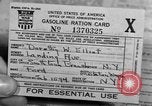 Image of gas rations and World War 2 rationing United States USA, 1942, second 18 stock footage video 65675053063