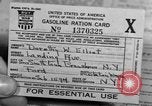 Image of gas rations and World War 2 rationing United States USA, 1942, second 19 stock footage video 65675053063