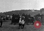 Image of military parade in town Russia, 1916, second 41 stock footage video 65675053078